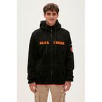 Bad Bear Shaggy Plush Full-zip Siyah Peluş Erkek Kapüşonlu Sweatshirt-siyah Siyah