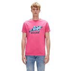 Bad Bear Shark T-Shirt Fuşya Pembe Baskılı Erkek Tişört