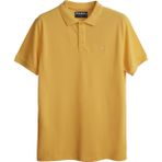 Bad Bear Stark Hardal Polo Yaka Erkek T-Shirt - Sarı - 2XL