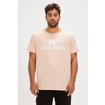 Bad Bear Tee Pembe Logo Baskılı Erkek Tişört