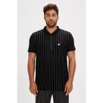 Bad Bear Theo Poloneck Erkek T-Shirt 24.01.07.001-C01 24.01.07.001-C01001 - Siyah - 2XL