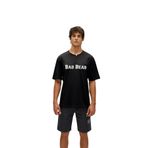 Bad Bear Title Mat Siyah Logo Baskılı Basic Erkek Tişört