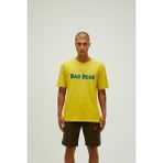 Bad Bear Title Oversize T-Shirt Cider Sarı Baskılı Erkek Tişört - 2XL