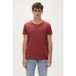 Bad Bear V-Neck T-Shirt Bordo Basic Erkek Tişört - XL