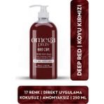 Bad Girl KOYU KIRMIZI Geçici-Renkli Amonyaksız Saç Boyası 250 ML - Deep Red