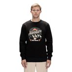 Badbear Adventure Siyah Crewneck Erkek Baskılı Sweatshirt Siyah S