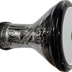 Bade Bas Darbuka Siyah Erzincan İşlemeli Döküm Profesyonel Üst Kalite