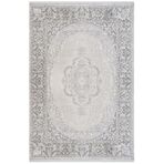Bade Gri Oryantal Modern Geometrik Etnik Desenli Boho Makinada Yıkanabilir Hafif Hav Toz Vermez Leke Tutmaz Kaymaz Taban Dijital Makine Baskı Halı Oturma Odası Salon Yolluk Koridor Mutfak Halısı