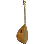 Bade Müzik Ceviz Ağacı Noktalı Klavye Kanada Kapak Kısa Sap Bağlama Profesyonel Çift Kafes