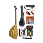 Bade Müzik Kısa Sap Bağlama Saz Seti Üst Kalite Jak Girişli