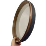Bade Müzik Plastik Cam Derili Akortlu Bendir 45 cm Koyu Film
