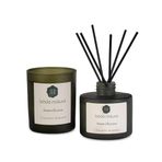 Bade Natural Timeless Moments Amber & Blossom Soya Mumu ve Çubuklu Oda Kokusu Seti