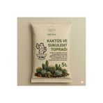 Bade Shop Kaktüs ve Sukulent Toprağı 5 Litre – Pomza, Perlit, Sphagnum Torf ve Leonardit Karışımlı