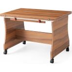 Bade Tekerlekli Açılır Orta Sehpa 60*95CM Demonte - CEVİZ