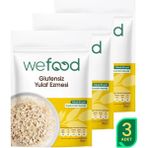 Badelya Wefood Glütensiz Yulaf Ezmesi 300 gr X3 Yüksek Lif İçerir Doğal Protein Kaynağı