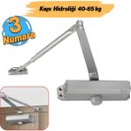 Badem Otomatik Kapı Durdurucu Yavaşlatıcı Çelik Kapı Hidroliği Yayı No 3 Kapasite 40-65 kg Ayarlanabilir