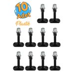 Badem10 10 Adet 8 cm Siyah Mobilya Kapı Arkası Durdurucu