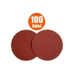 Badem10 100 Adet 115 mm Spiral Avuç Taşlama Jumbo Paket 120 Kum Cırt Zımpara