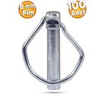 Badem10 100x8 mm Çelik Traktör Pimi