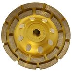 Badem10 115 mm Çift Sıra Segmanlı Elmas Çanak Disk Beton Yüzey Temizleme