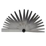 Badem10 13 Yaprak 200 mm 0.05-1.00 mm DW Sentil Filler Feeler Çakısı Boşluk Ölçme