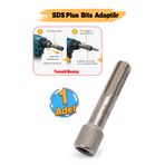 Badem10 1/4" Sds Saplı Bist Uç Ara Adaptörü 65 mm Çelik Matkap Ucu Matkap Hilti Kırıcı Delici Uç