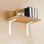 Badem10 16.5x23 cm 2 Adet Raf Altı Tutucu L Demir Beyaz Montaj Aparatı