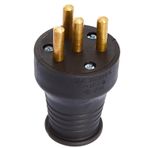Badem10 16 A 230 V Trifaze Kauçuk Erkek Fiş