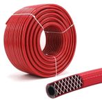 Badem10 20 Metre Çelik Kompresör 8 mm Thermo Hortum Kırmızı Hava Hortumu