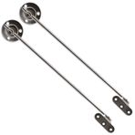 Badem10 25 cm 1 Çift Nikel Metal Sessiz Açma Kapama Amortisör Piston