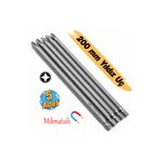 Badem10 (5 Adet) Tayvan Çeliği Mıknatıslı Yıldız PH2 Bits Uç Manyetik 1/4" Matkap Ucu 20 cm Uzunluk