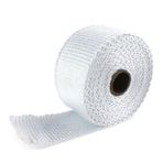 Badem10 5 mm x 3 cm 5 Metre Cam Elyaf Egzoz Sargısı Yanmaz Sıcaklık Önler Bant