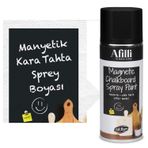 Badem10 Afilli Sprey Kara Tahta Boyası 400 ml Manyetik Sprey Boya