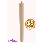 Badem10 Ahşap (35 CM) Zigon Sehpa Masa Puf Tabure Tv Ünitesi Ayağı Ayakları M8 Civatalı