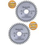Badem10 Ahşap Testere Kesici 115 Mm 40 Diş Spiral Ağaç Sunta Kesme Testeresi Avuç Taşlamalar Için (2 ADET)