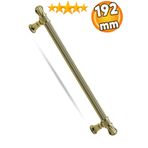 Badem10 Akbatı 192 mm Gold Metal Çekmece Dolap Kapak Kulbu
