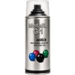 Badem10 Akrilik Sprey Boya Metalik Gri 400 ml Hızlı Kuruyan Parlak Yüzey Ahşap Metal Plastik Uyumlu
