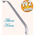 Badem10 Alara Mobilya Mutfak Dolabı Çekmece Dolap Kapak Kulpu Düz Metal Kulp Kulpu 192 mm Krom