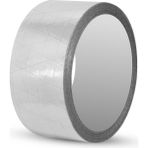 Badem10 Alüminyum Folyo Bant 48 mm x 10 mt Sızdırmaz Takviyeli Yanmaz Soba Borusu Bandı - 1 Adet