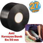 Badem10 Antikorozyon Bandı 170 Mikron Metal Boru Pas Önleme İzolasyon Sarma Bant 50 mm x 27.5 Metre 1 Adet