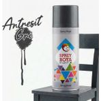 Badem10 Antresit Gri Sprey Boya 400 ml Metal Ahşap Beton Yüzeylere Uygun Hobi Dekoratif Amaçlı Sprey Boya - Koyu Gri