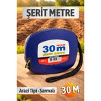 Badem10 Arazi Tipi Makaralı Sarmalı Sistem BTS12363 (30 METRE) Lacivert Şerit Metre Plastik İnce Metre