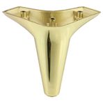Badem10 Aspen Gold Altın Renk 12 cm Mobilya Kanepe Sehpa TV Ünitesi Baza Koltuk Ayağı