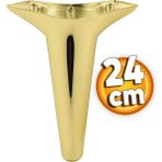 Badem10 Aspen Gold Altın Renk 24 cm Plastik Mobilya Kanepe Sehpa Tv Ünitesi Baza Koltuk Ayağı
