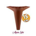 Badem10 Aspen Lüks Mobilya Kanepe Koltuk Tv Ünitesi Baza Yükseltici Ayağı Ayakları 15 Cm Kahverengi Ayak