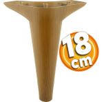 Badem10 Aspen Lüks Mobilya Kanepe Koltuk Tv Ünitesi Baza Yükseltici Ayağı Ayakları 18 Cm Ahşap Desenli Ayak