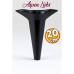 Badem10 Aspen Lüks Mobilya Kanepe Koltuk Tv Ünitesi Konsol Yükseltici Ayağı Ayakları 20 Cm Siyah Ayak
