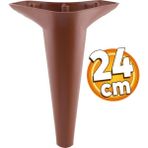 Badem10 Aspen Lüks Mobilya Kanepe Koltuk Tv Ünitesi Konsol Yükseltici Ayağı Ayakları 24 Cm Kahverengi Ayak