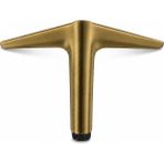 Badem10 Aydos 1 Adet 12 cm Mat Antik Sarı Metal Mobilya Ayağı Koltuk Sehpa Dolap Ayağı Dayanıklı Şık Tasarım