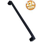 Badem10 Bihter Düz Mobilya Mutfak Çekmece Dolabı Dolap Kulpu Kulbu Siyah (224 MM-22.4 CM) Metal Kulpları